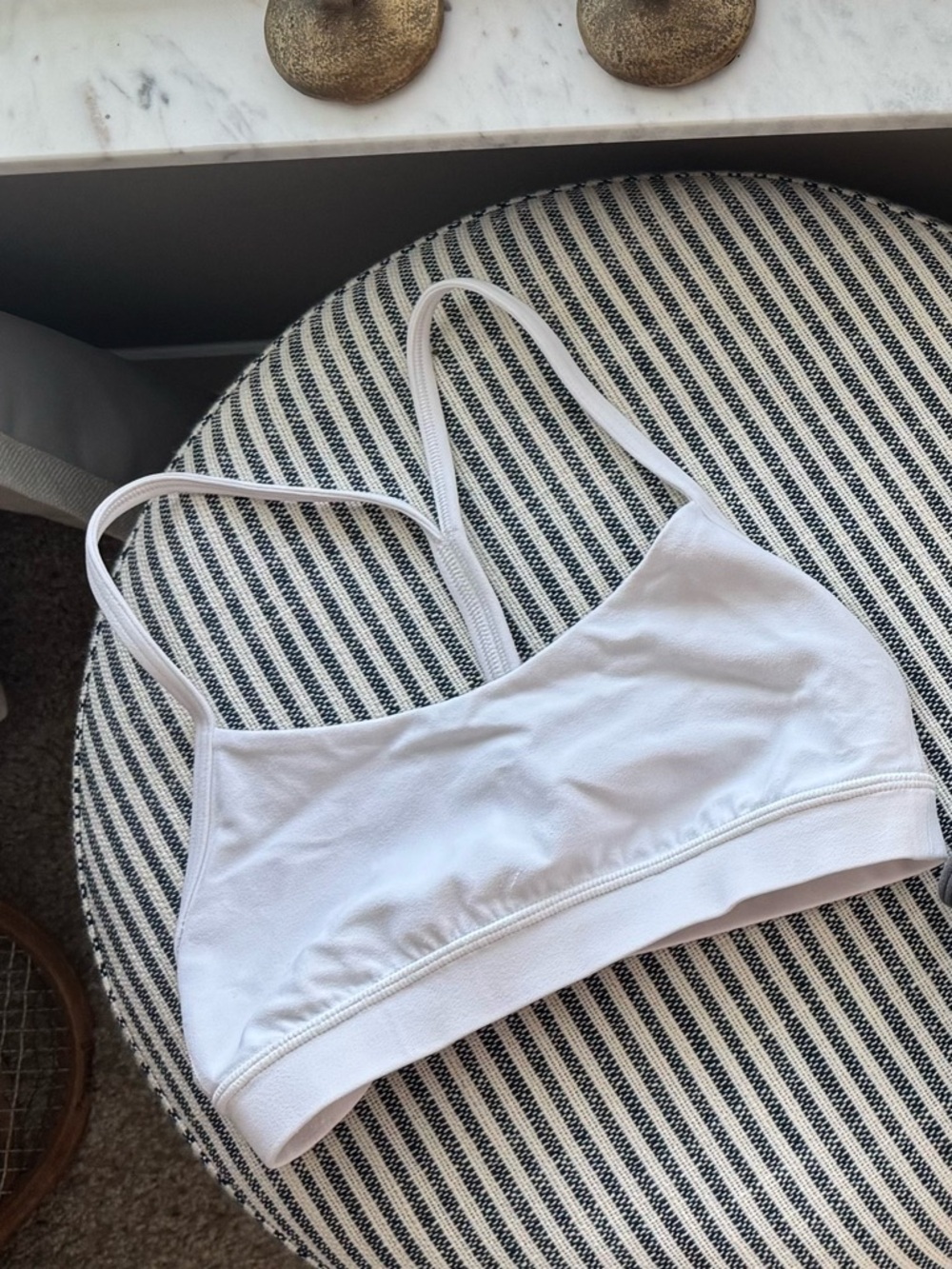 lululemon athletica White Y Bra